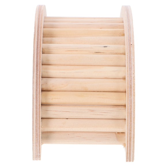 UPOUART Wooden Climbing Ladder for Hamsters Guinea Pigs and Small Animals Beige