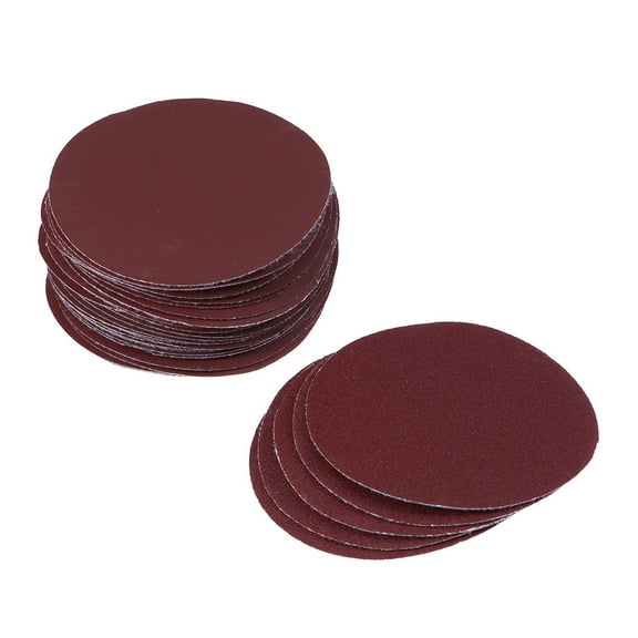 UPOUART Red Round Self-Adhesive Sanding Discs Non-Woven Abrasive Paper for Cleaning, Polishing, and Decorative Applications