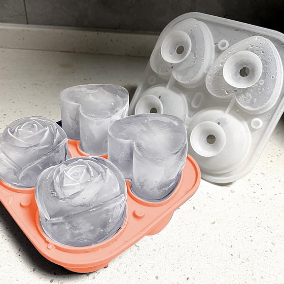 UPOUART Ice Maker Tray Silicone Ice Tray Heart Shaped Premium Kitchen Tool 1Pcs