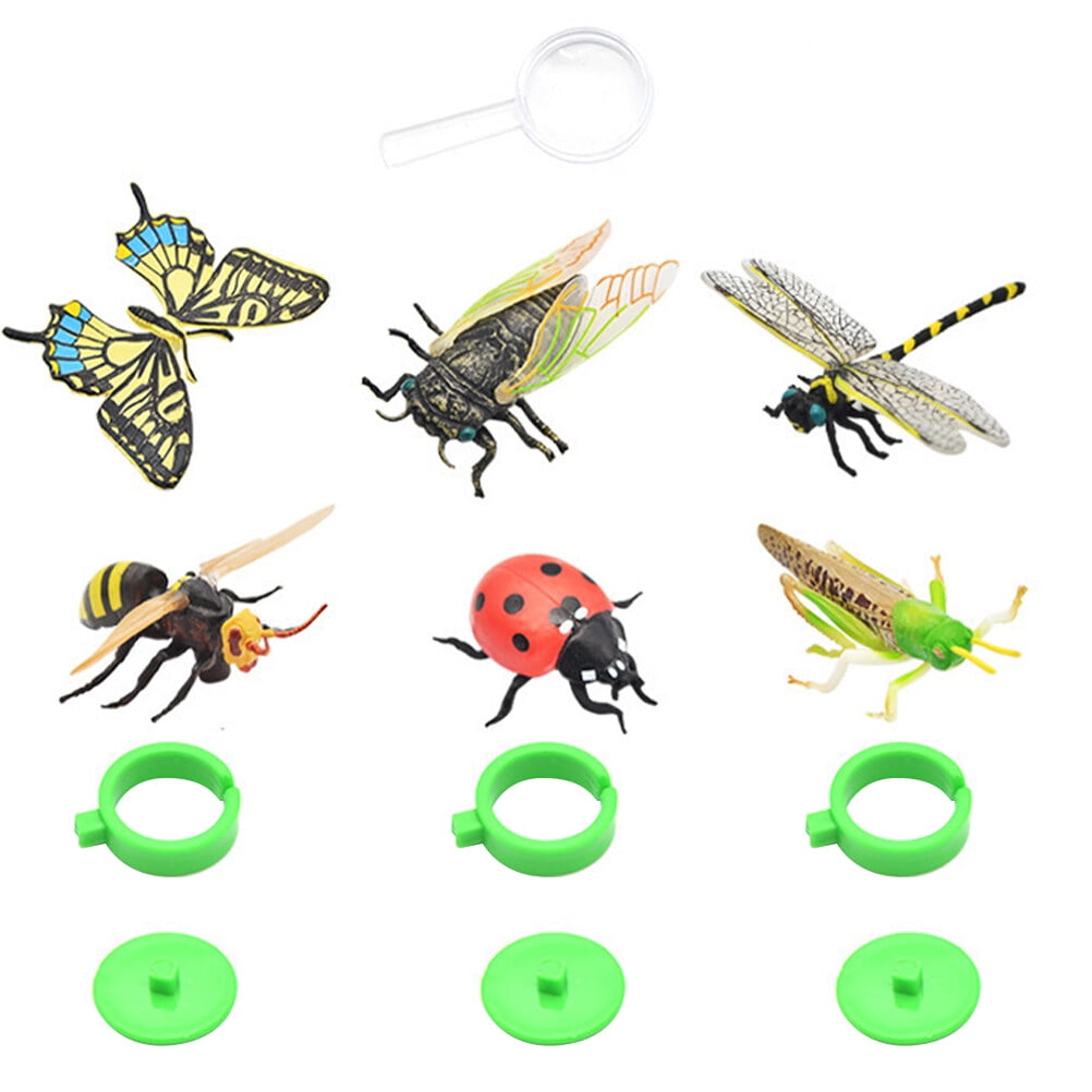 UPOUART Simulation Insect Insect Animal Model Plastic Assorted Color ...