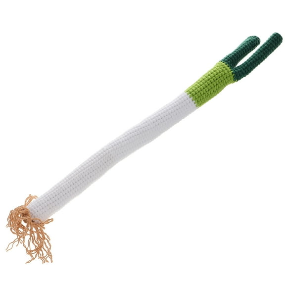 UPOUART Simulation Vegetable Fake Vegetables Artificial Scallion Ornament Woolen Yarn 1Pcs