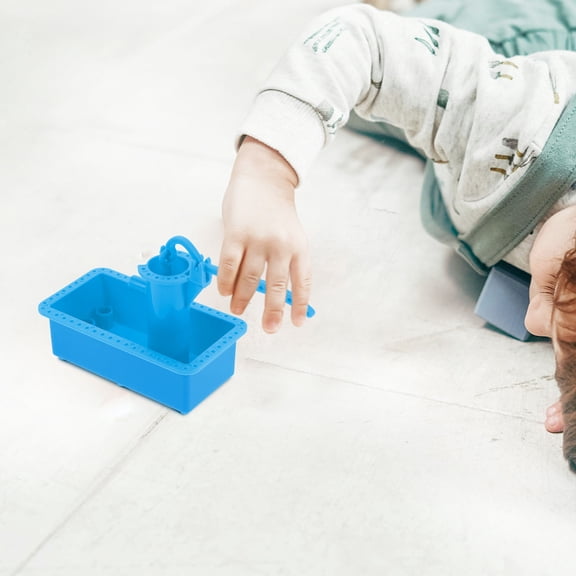 UPOUART Sky Blue Pump Experiment Model for Home Use Lever Water Press DIY Science Project