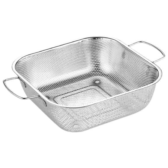 UPOUART Stainless Steel Double Handle Basin for Kitchen Use, Ideal for Washing Fruits, Vegetables, and Cleaning Tasks