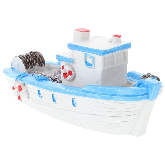 UPOUART Small Decorative Sailing Boat Figurine for Desktop and Nautical Party Settings