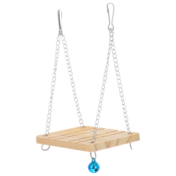 UPOUART Small Hamster Chew Toys Wooden Platform Natural 1Pcs