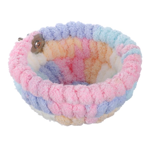 UPOUART Soft Thickened Coral Fleece Bird Bed Hanging Nest Warm Snuggle Hut for Cockatiel Finch Parrot