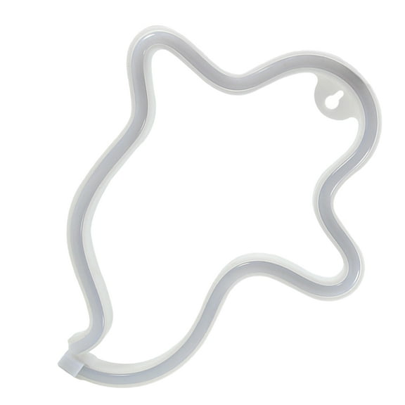 UPOUART Spooky Ghost Led Lights Neon Design Pink Plastic 1Pcs