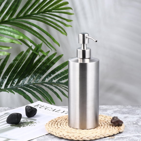 UPOUART Stainless Bottle Lotion Bottles Silver Simple Design 1 Pc