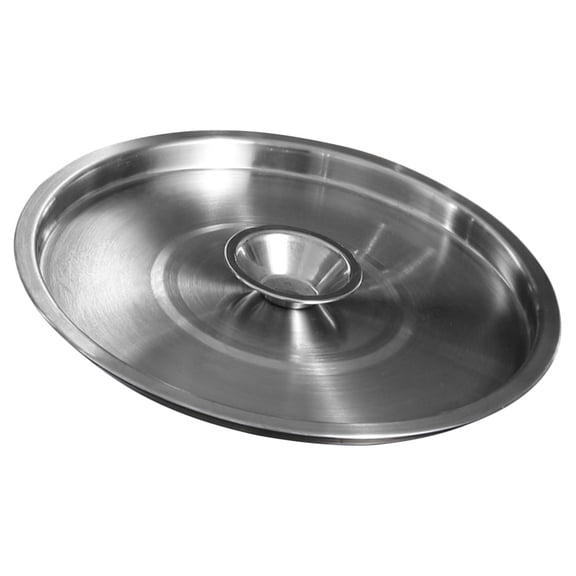 UPOUART Stainless Steel Round Bowl Pan Lid Cover Reusable 1 Set for Cooking Kitchen Use