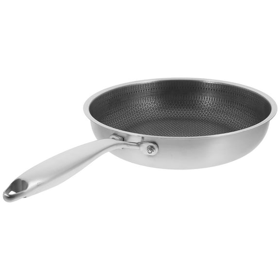 UPOUART Stainless Steel Honeycomb Frying Pan Multi Kitchen 1Pack