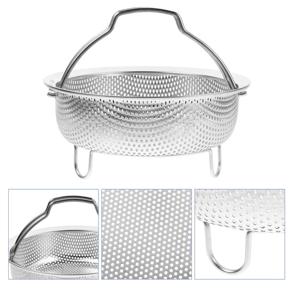 UPOUART Fine Mesh Strainer Basket with Thickened Stainless Steel Construction for Kitchen Cooking and Food Preparation