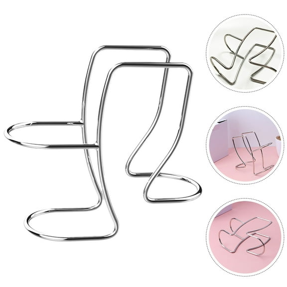 UPOUART Stainless Steel Washing Machine Drain Hose Holder with Easy No Drilling Installation for Use