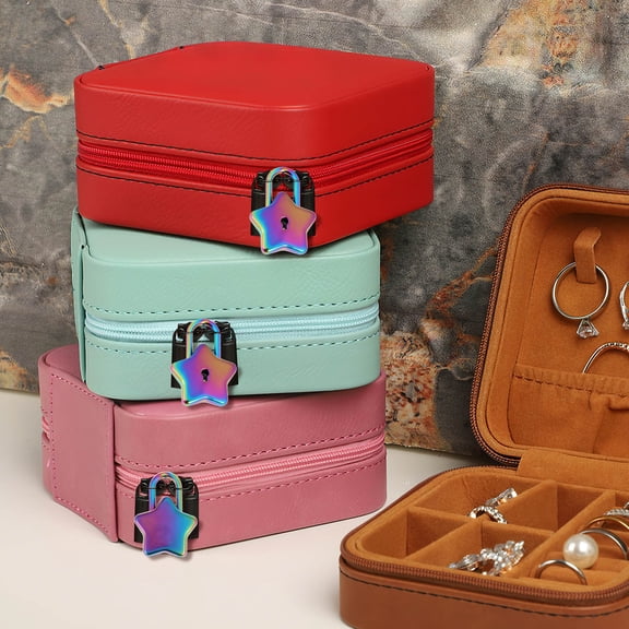 UPOUART Star Padlock for DIY and Diary Use Small Metal Lock with Key Assorted Color Rust Proof