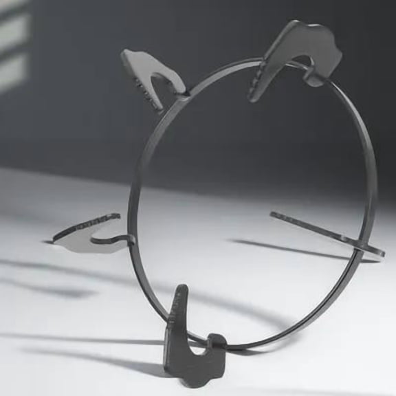 UPOUART Stove Rack Black Gas Stove Rack Bracket Easy to Clean 1Pcs