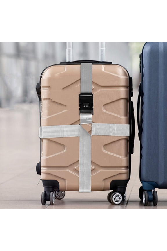 Strong Adjustable Luggage Belt with Password Lock for Secure Travel Use