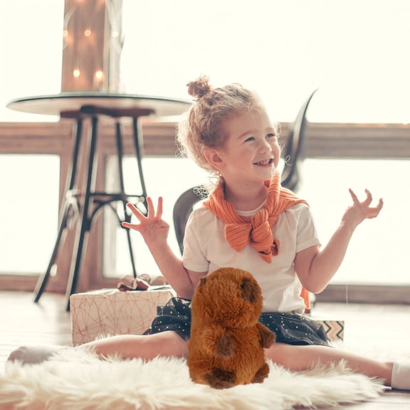 UPOUART Cute Capybara Plush Doll Brown PP Cotton 1Pcs for Home Decoration