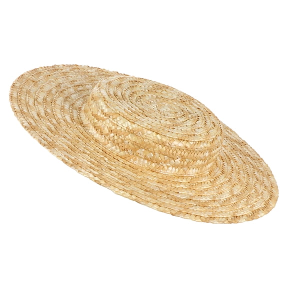 UPOUART Sturdy Khaki Felt Beach Hat Creative Decorative Cap for Fashion and Photo Use