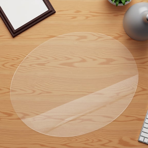 UPOUART Sturdy Transparent Acrylic Clock Panel for DIY Use in Living Room and Office Decor