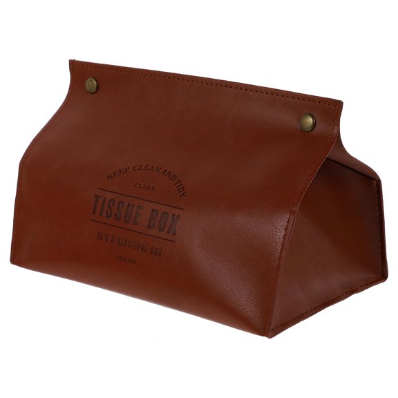 UPOUART Stylish Orange Tissue Storage Bag for Home Office Car and Restaurant 1pc