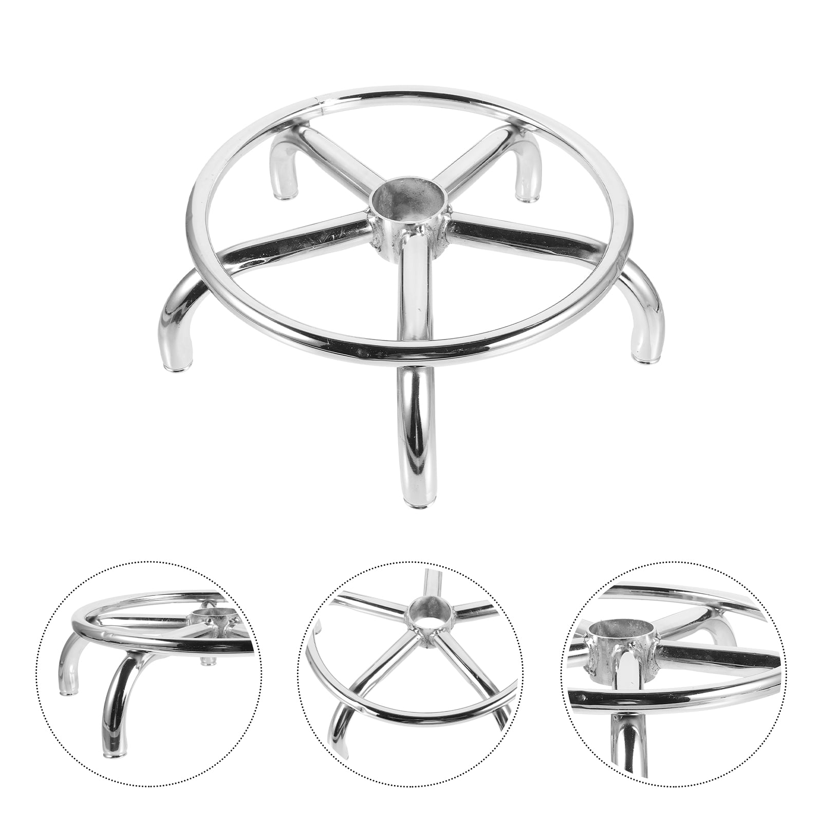 UPOUART Aluminum Alloy Swivel Chair Base Replacement 13.8x13.8 Inch ...