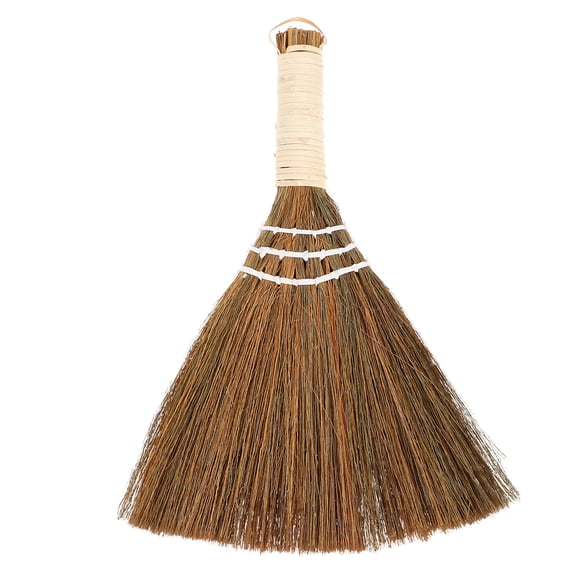 UPOUART Handwoven Silvergrass Table Brush for Dust and Kitchen Cleaning, Compact Design, 1 Piece