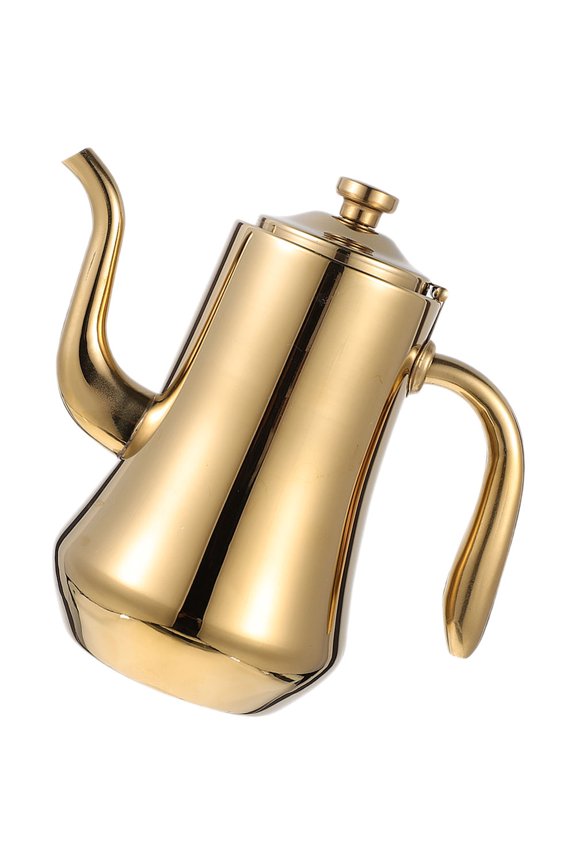 Stove Teapot Kettle Stainless Steel Golden 1Pcs
