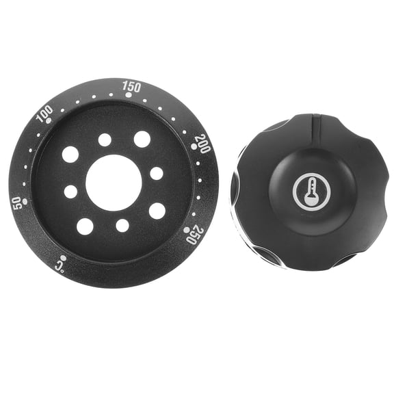 UPOUART Universal Stove Knob Replacement Thermostat Control Knob Black for Kitchen Use 1Pcs
