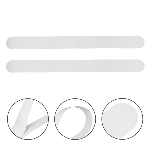 UPOUART Tennis Racket Frame Tape TPU 2Pcs 14.6X1.4X0.04In