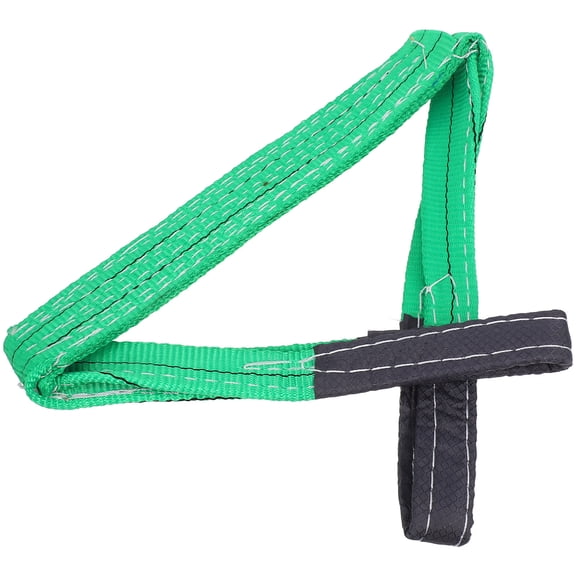UPOUART Tow Straps Sling Strap Green Polyester 1Pack For Heavy Duty Operations