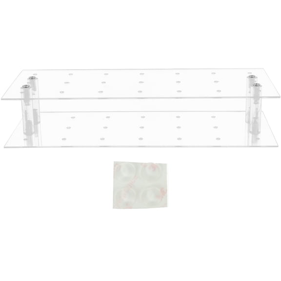 UPOUART Transparent Acrylic Cakepop Stand for Drying with Multiple Holes for Dessert Table Display