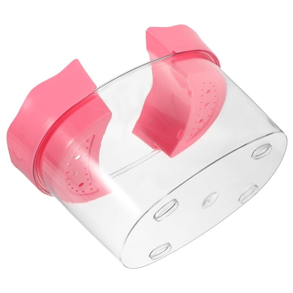 UPOUART Transparent Plastic Turtle Tank Small Rimless Aquarium for Office Or Home Decoration