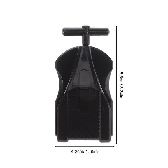 UPOUART Unique Design Black Spinning Top Launcher Handheld Gyroscope String Shooter for Battling