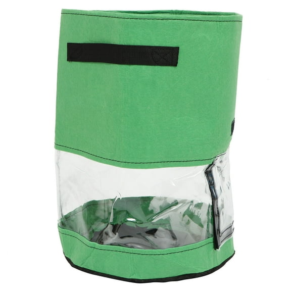 UPOUART Vegetable Planting Pouch Potato Planting Pot Green Non-Woven Fabric 1Set