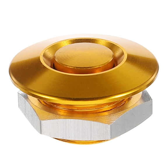 UPOUART Small Stainless Steel Quick Release Latch, Compact Golden Button Shape, 1 Set for Secure Fastening