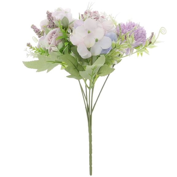 UPOUART Violet Artificial Rose Flower Artificial Flowers Decoration Silk Cloth Plastic Diy Compatible 1Pcs