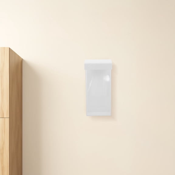 UPOUART Wall Mounted Acrylic Pamphlet Holder with Lid Transparent Design for Organized Flyers