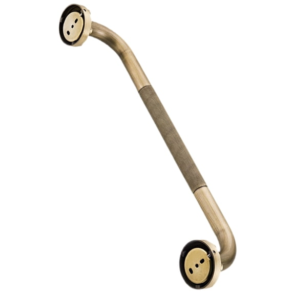 UPOUART Wall Mounted Coffee Copper Shower Handles for Elderly with Strong Bearing Capacity and Non Skid Grip