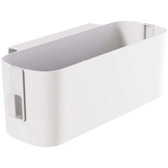 UPOUART White Hanging Bedside Storage Organizer Box for Bedroom Wall Shelf, Multi-Functional Bedside Storage Solution