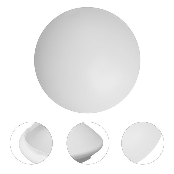 UPOUART Sturdy White Ceiling Light Shade Easy Install Ceiling Lamp Cover for Living Room and Bedroom