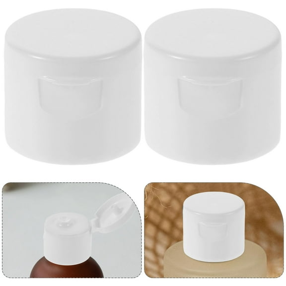 UPOUART Toothpaste Flip Top Cap Flips Top Caps White Plastic 50pcs