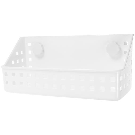UPOUART White Plastic Rabbit Feeder Holder for Cage Stable Grass Rack ...