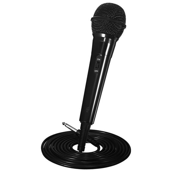 UPOUART Black Wired Microphone for Live Streaming, Karaoke, Podcasting, and Professional Vocal