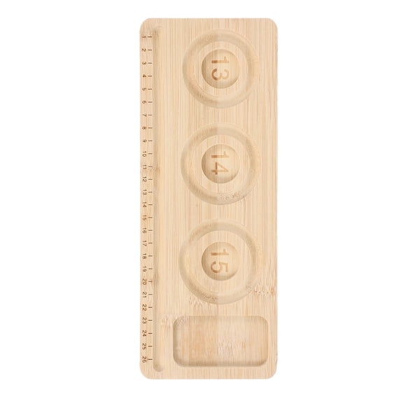 UPOUART Portable Wooden Bead Mat Tray for Bracelet Making with Multiple Compartments Jewelry Craft Organizer