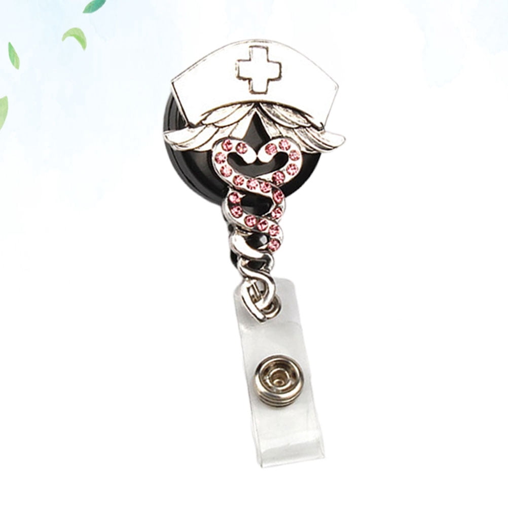Work Bdges UPOUART Work Badges Accessories Telescopic Badge Clip for Id Cards and ...