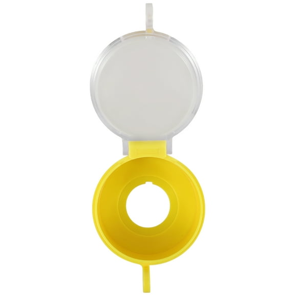 UPOUART Yellow Stop Button Cover Transparent Protective Case for Electrical and Mechanical Equipment Safety Use