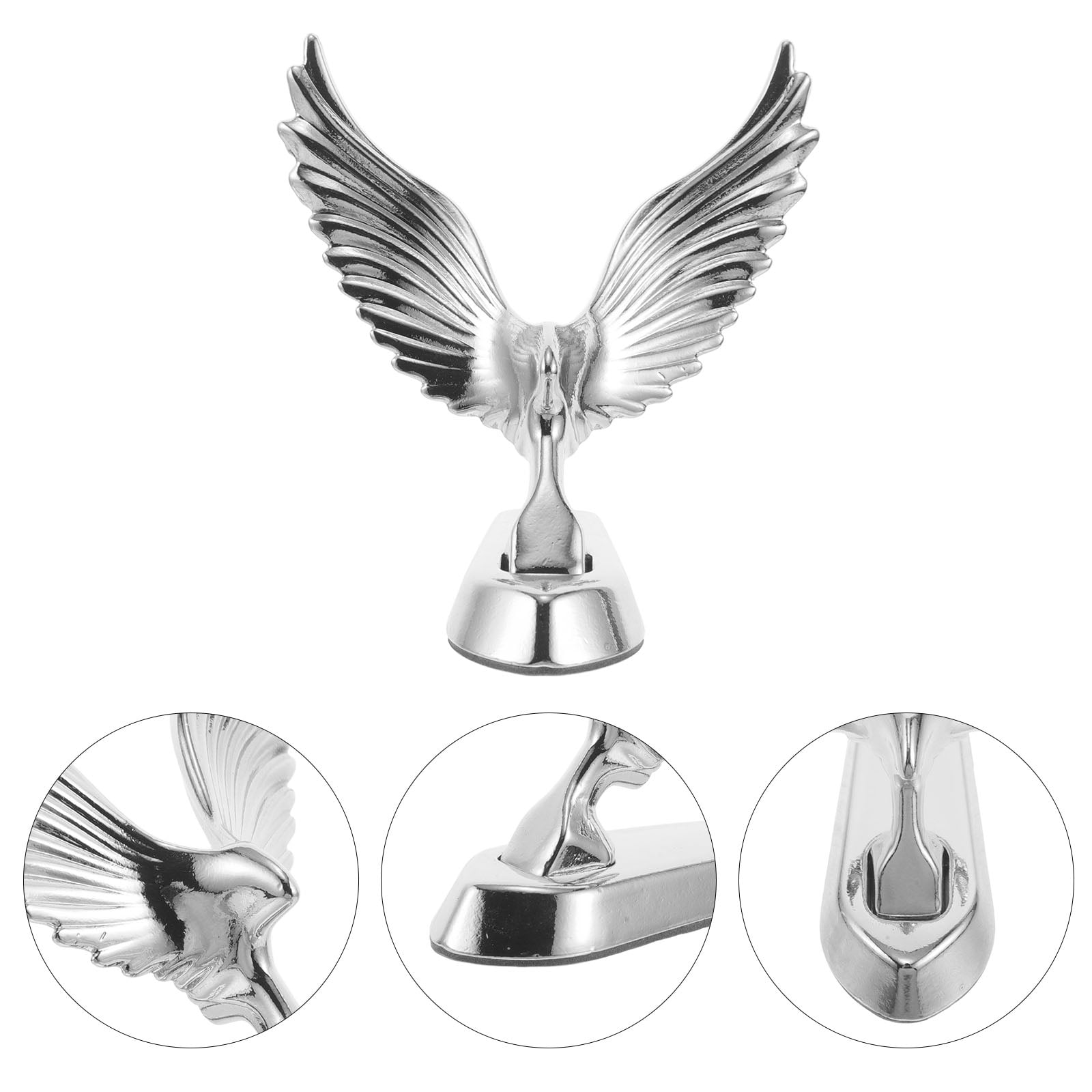 Bonned Car Sticker UPOUART Zinc Alloy Hood Ornament Decal, 3D Auto Emblem for Car and ...