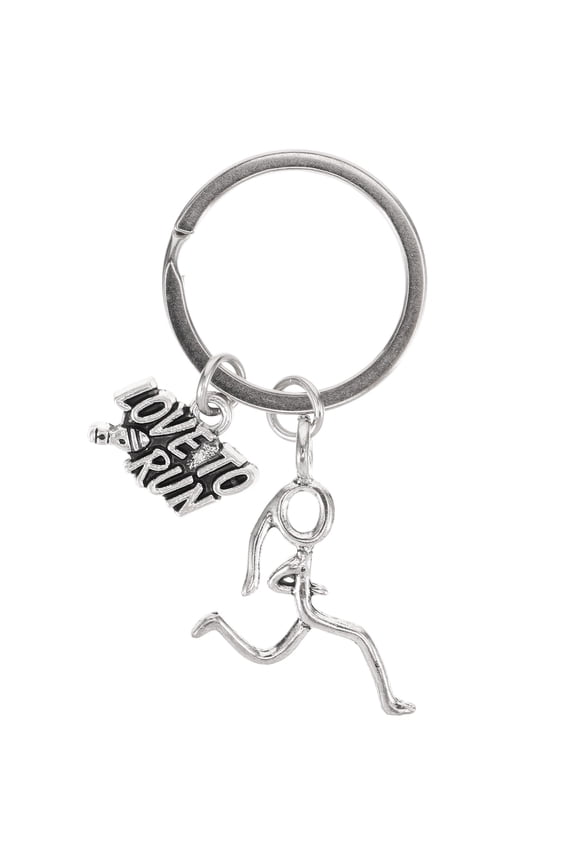 Keychain Carabiner Oval Keychain 1Set for Marathon Lovers Sports Events