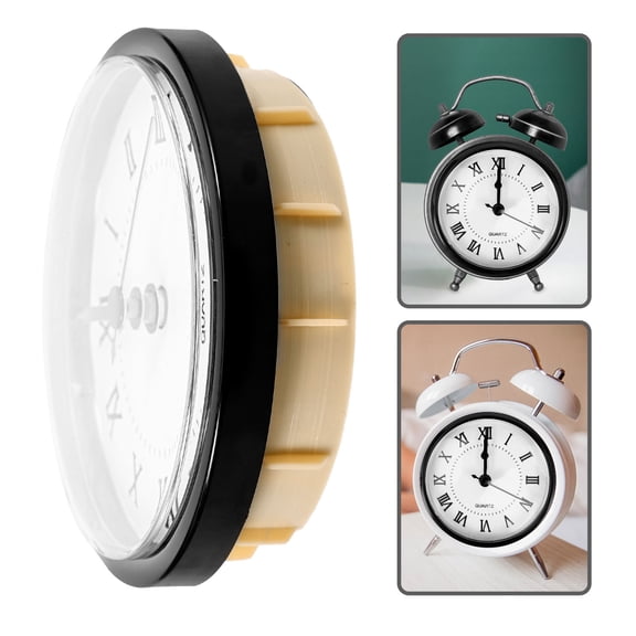 UPOUART Black Plastic Quartz Clock Insert Replacement, 1 Piece for Clock Repair, Craft Projects and Timepiece Maintenance