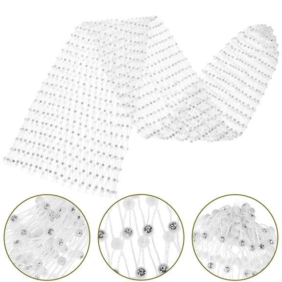 UPOUART mesh headband for women Hair Scarf for Women Fashion Statement Silver 1 PCS