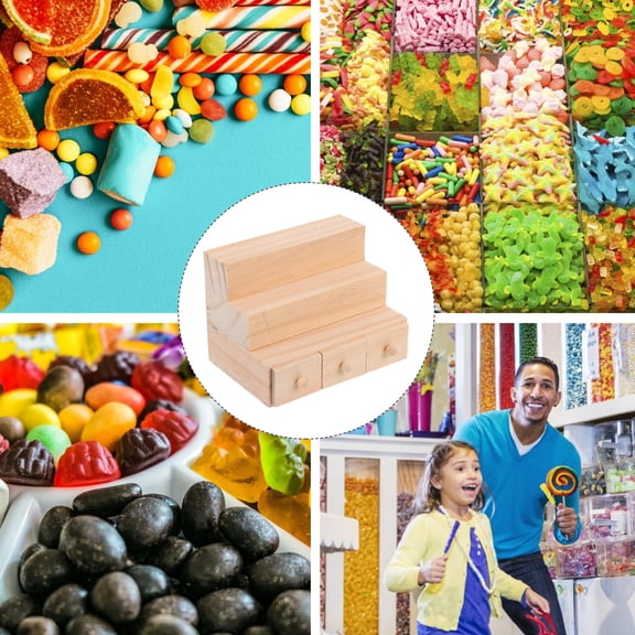 UPOUART miniature cabinet Mini Candy Display Cabinet Decorative 1Pack